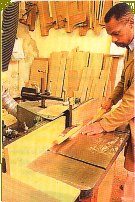 Pic of Wood being cut to size in the mill....